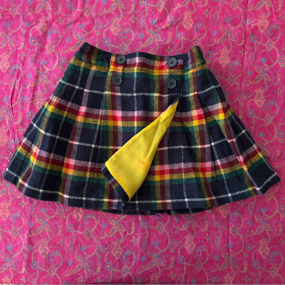 Mini Boden Plaid skirt